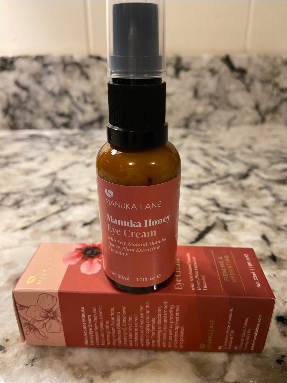 New Zealand‎ Manuka Honey Firming And Hydrating Eye Cream Plant Extracts Vit E